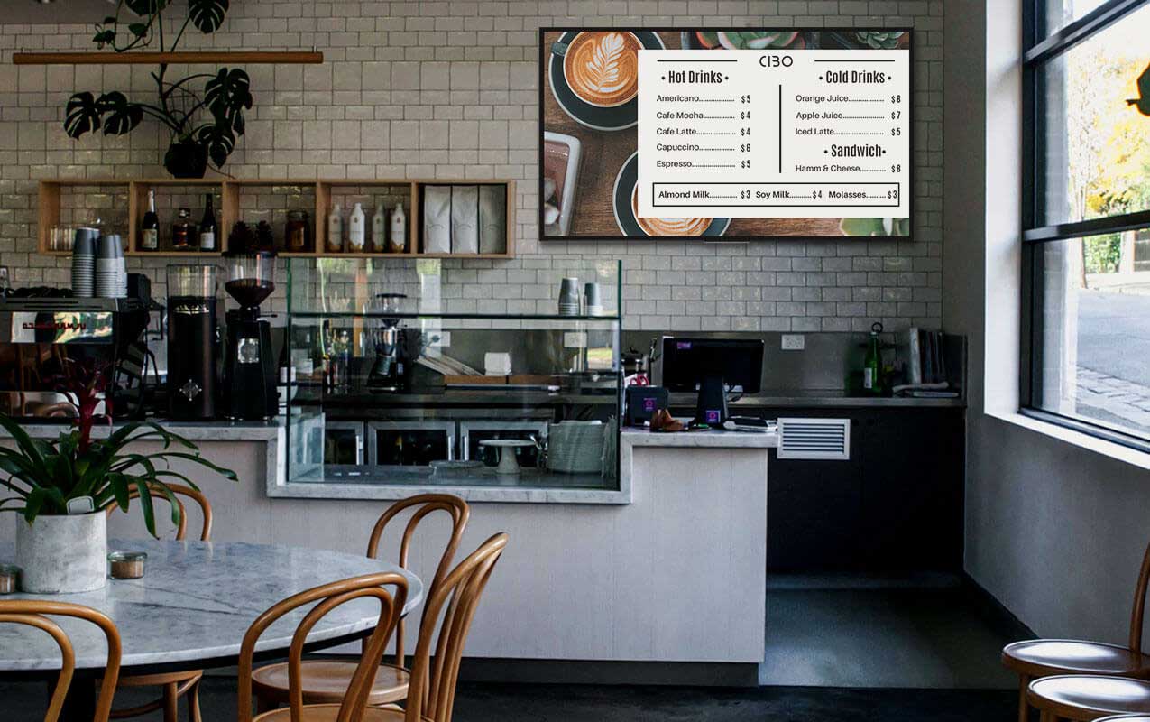 Digital menu board templates & software - all inside Fugo Digital Signage Software!