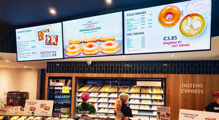 Why use digital menu boards?