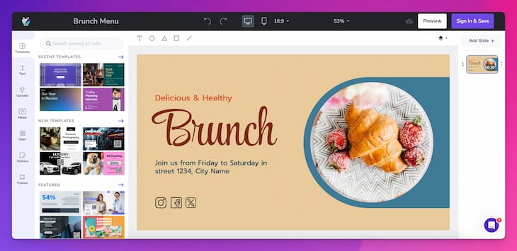 Scheduling and day parting are top features of digital menu boards software.